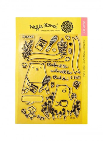 22-Piece Stamp Set Black