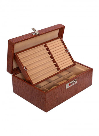 Leather Watches And Jewellery Box