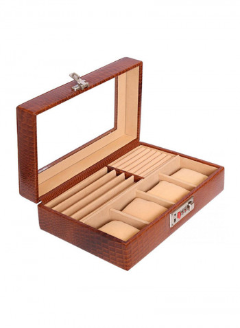 Leather Watches And Jewellery Box