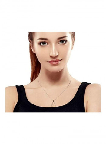 925 Sterling Silver Good Luck Charm Pendant Necklace