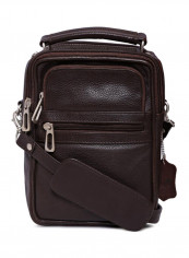 Leather Stitch Detailed Messenger Bag Brown reviews Leather Stitch Detailed Messenger Bag Brown