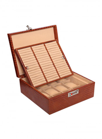 Leather Watches And Jewellery Box
