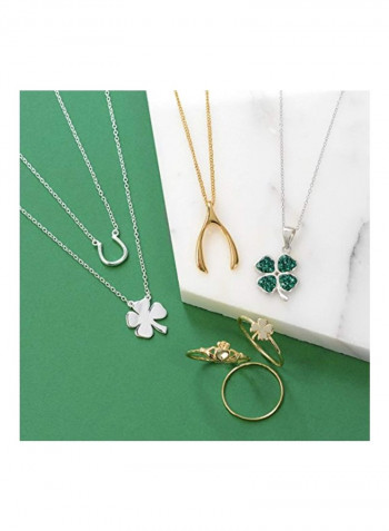 Rose Gold Plated 925 Sterling Silver Pendant Necklace