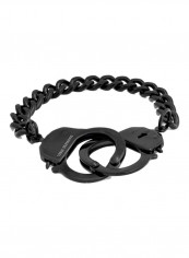 Stainless Steel Handcuff Curb Chain Link Bracelet