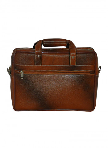 Genuine Leather Designer Office Bag For Travel Tan