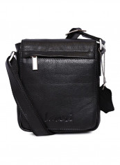 Leather Stitch Detailed Crossbody Bag Black reviews Leather Stitch Detailed Crossbody Bag Black