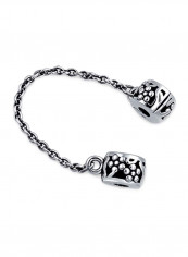 925 Sterling Silver Filigree Daisy Flower Bracelet Charm