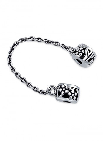 925 Sterling Silver Filigree Daisy Flower Bracelet Charm