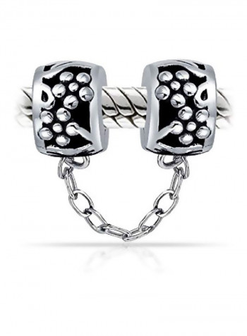 925 Sterling Silver Filigree Daisy Flower Bracelet Charm