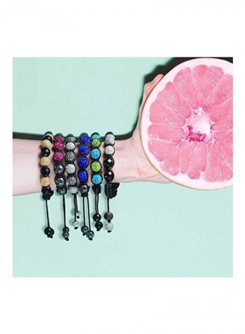 Alloy Multiple Stone Studded Cord String Bracelet