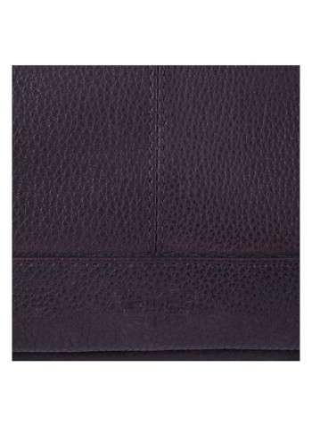 Zipper Closure Pouch Black
