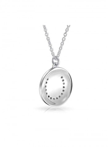925 Sterling Silver Cubic Zirconia Studded Pendant