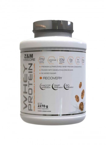 Whey Protein With Cookies And Cream Flavour