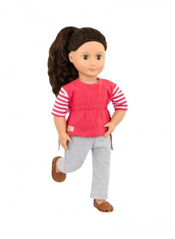 14-Piece Rayna Fashion Doll With Accessories Set 31.75 x 12.7 x 50.8cm