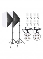 KT1301 Rectangle Softbox Lighting Kit Multicolour