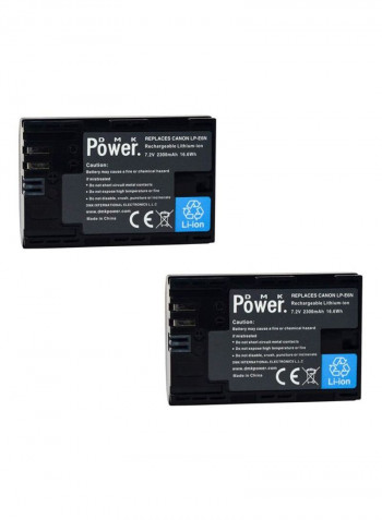 3-Piece Camera Battery Grip Kit For Canon EOS 5D Mark IV Digital SLR Camera Black