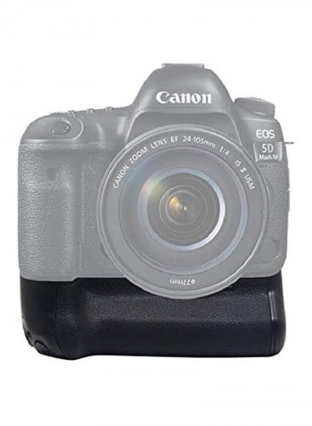 3-Piece Camera Battery Grip Kit For Canon EOS 5D Mark IV Digital SLR Camera Black