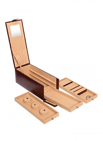 Leather Jewelry Locker Box