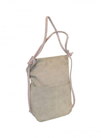 Leather Shoulder Bag Pink