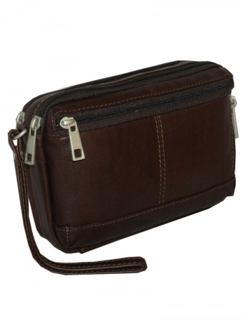 Multi-Purpose Travel Pouch Brown