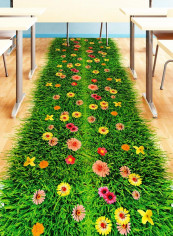 Creative Design Wall Sticker Green 60x90centimeter