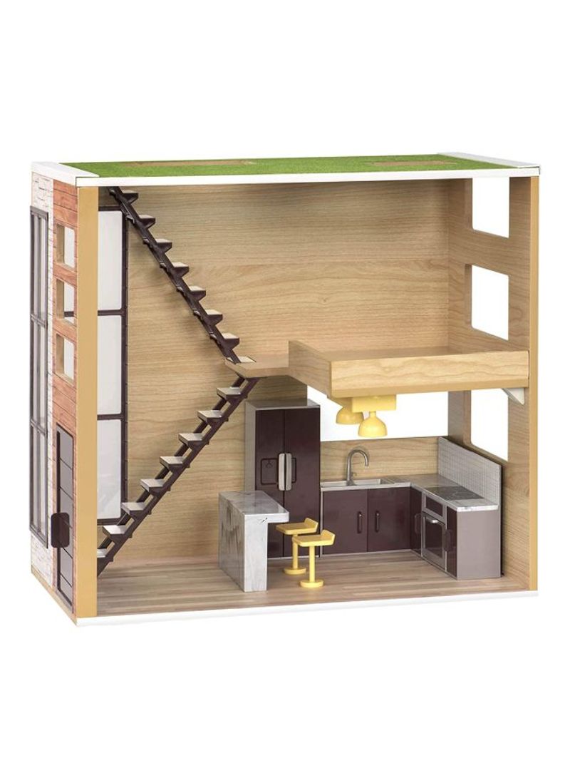 Wooden Doll House 6inch