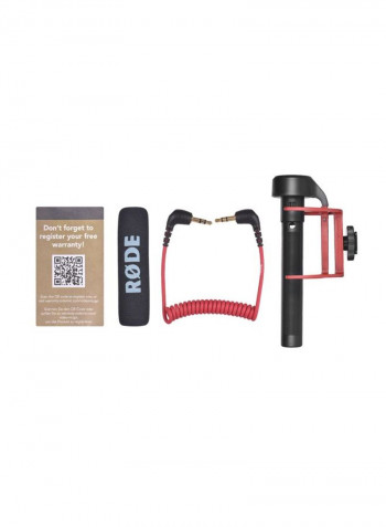 Cardioid Directional Microphone LU-D6094 Black