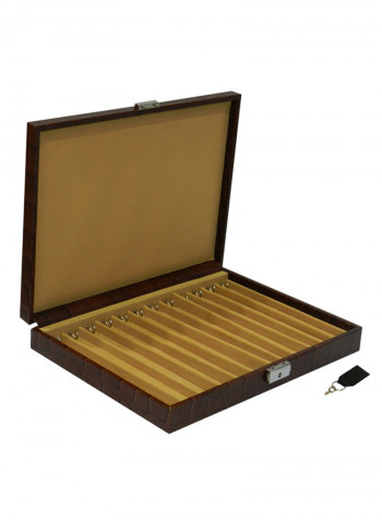 Genuine Leather Chain Box