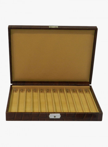 Genuine Leather Chain Box