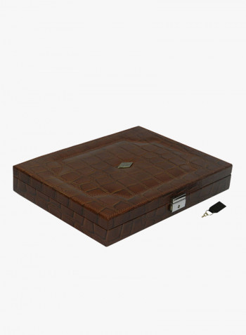 Genuine Leather Chain Box