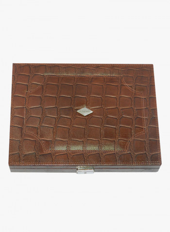 Genuine Leather Chain Box