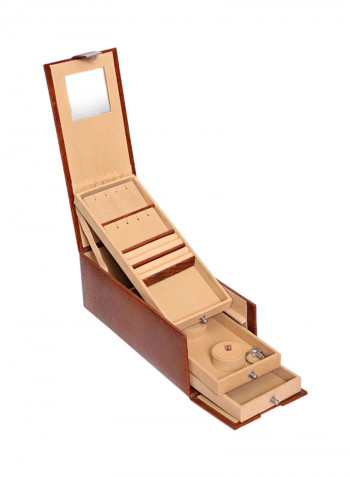 Leather Jewelry Locker Box