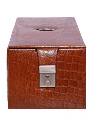 Leather Jewelry Locker Box