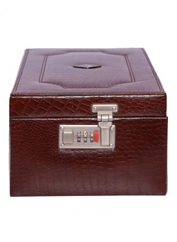 Leather Jewelry Locker Box