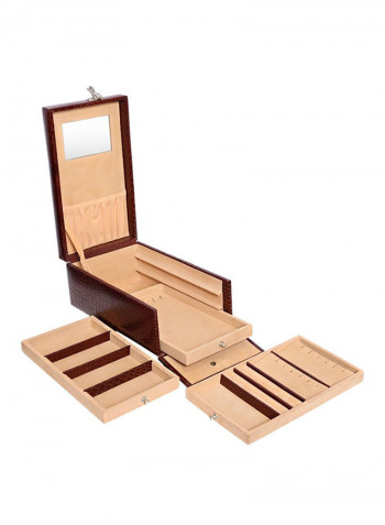 Leather Jewelry Locker Box