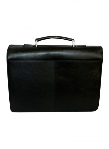 Leather Briefcase Black