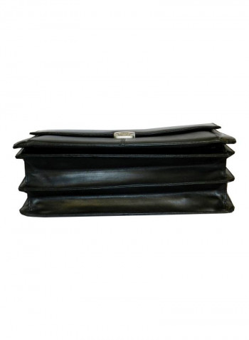 Leather Briefcase Black