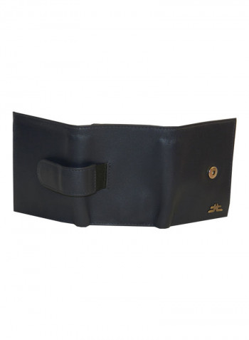 Designer Trifold Wallet Black