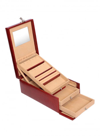 Leather Jewelry Locker Box