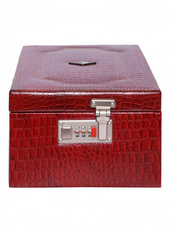 Leather Jewelry Locker Box