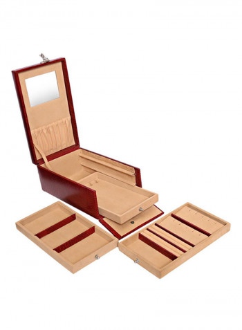 Leather Jewelry Locker Box