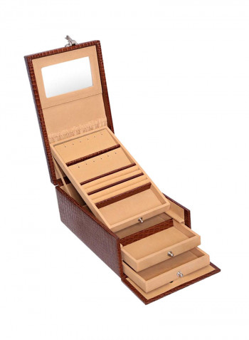 Leather Jewelry Locker Box