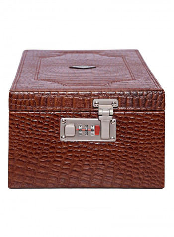 Leather Jewelry Locker Box