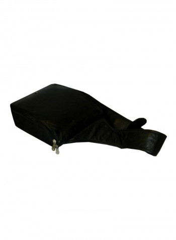 Leather Travel Crossbody Bag Black