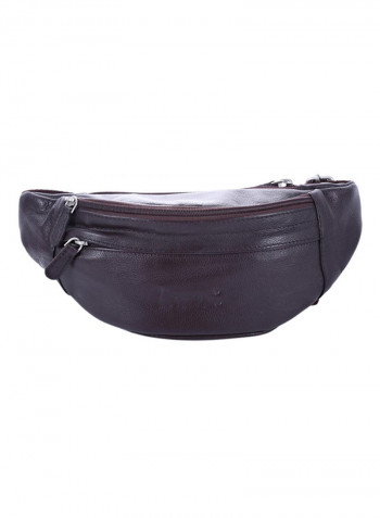 Stitch Detailed Waistpack Brown