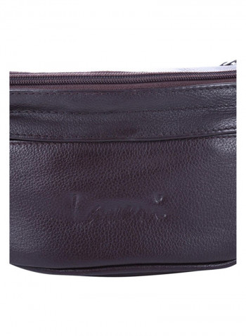 Stitch Detailed Waistpack Brown
