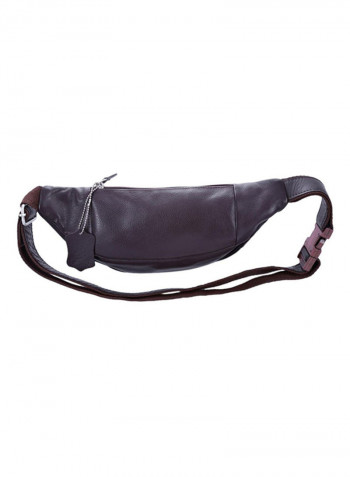 Stitch Detailed Waistpack Brown