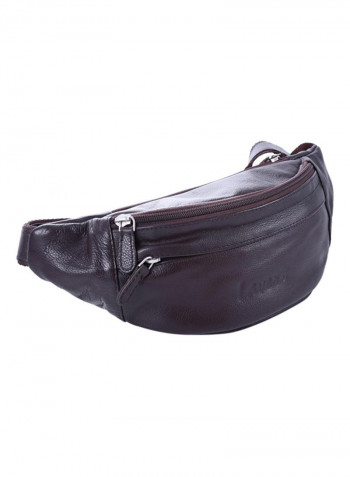 Stitch Detailed Waistpack Brown
