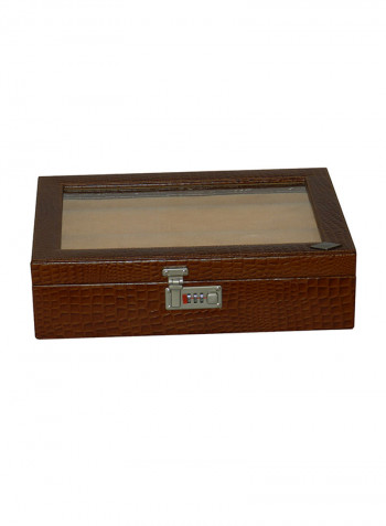 Compactible And Secured Leather Jewellery Box