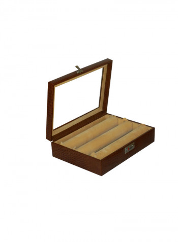 Compactible And Secured Leather Jewellery Box